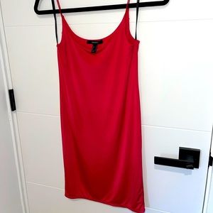 Magenta mini dress